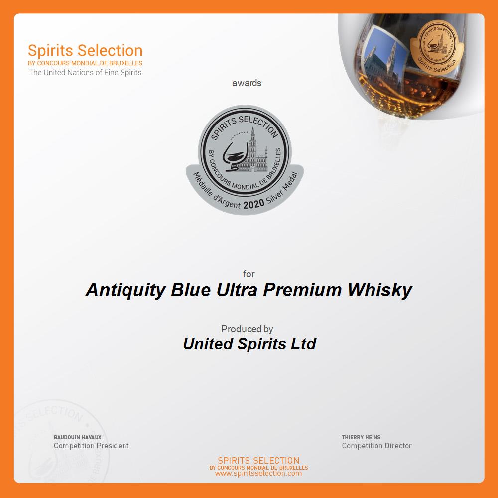 Antiquity Blue Ultra Premium Whisky • Spirits Selection