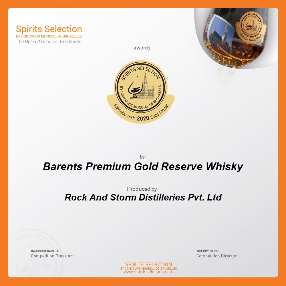Barents Premium Gold Reserve Whisky • Spirits Selection