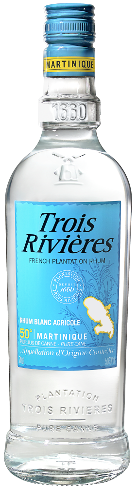 Trois Rivières Rhum Blanc Agricole 50%