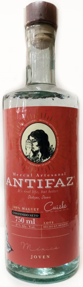 Mezcal Antifaz Cuishe