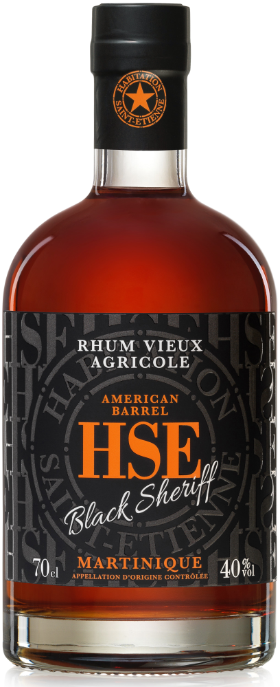 Rhum Vieux Agricole AOC Martinique HSE Black Sheriff 40°