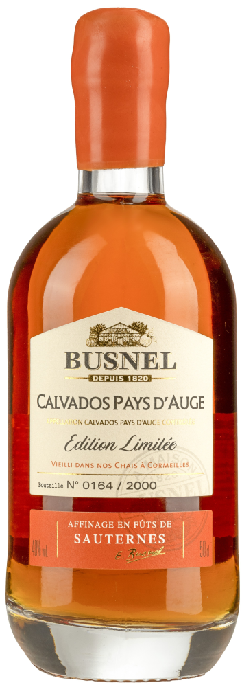 Busnel Calvados Pays d'Auge Hors d'Age affinage Sauternes