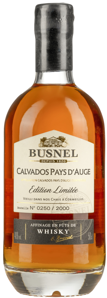Busnel Calvados Pays d'Auge Hors d'Age affinage Whisky