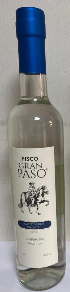 Pisco Mosto Verde Torontel Gran Paso 2019