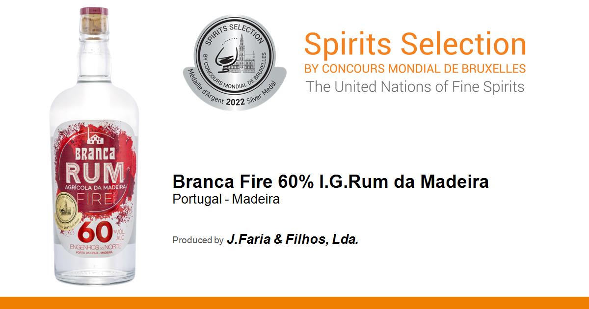 Branca Fire 60 I.G.Rum da Madeira • Spirits Selection