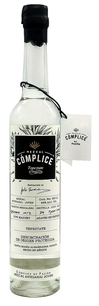 Mezcal Cómplice de Pasión Tepeztate