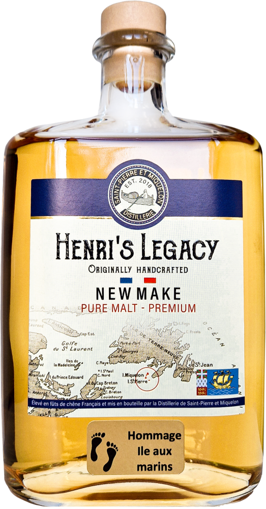 Henri's Legacy Premium New Make Cuvée de l'Ile Aux Marins 2021