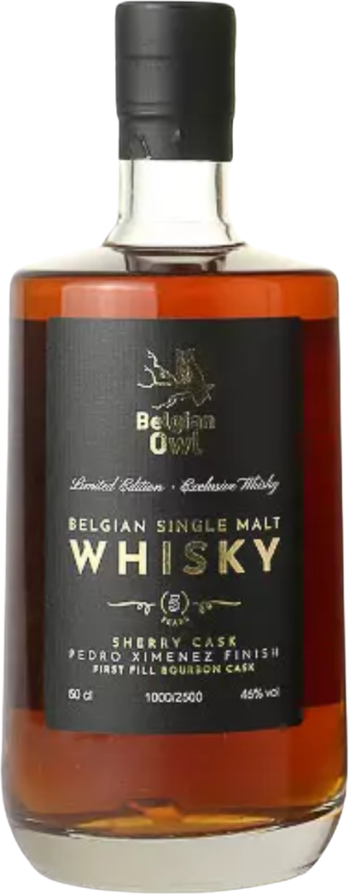 Belgian Owl Whisky PX1/2nd Fill Spanish Oak Finish PX