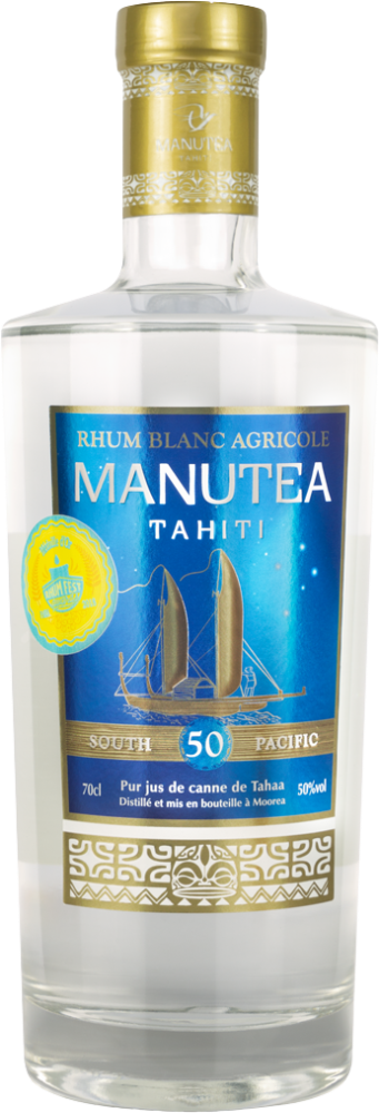 Rhum Blanc Agricole Manutea Tahiti