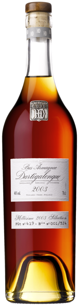 Armagnac Dartigalongue Fût d'Exception Millésime 2003