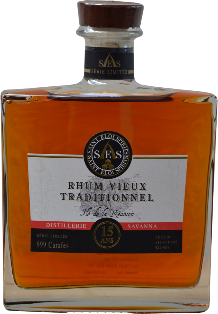 Distillerie Savanna la Réunion Rhum Traditionnel Vieux 15 ans Mélasse 2004