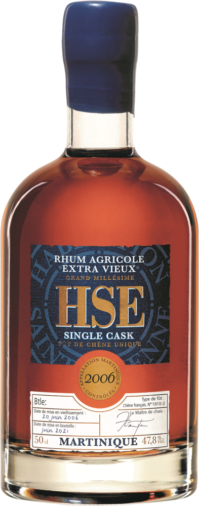 Rhum Agricole Extra Vieux HSE Single Cask 47.8° 2006