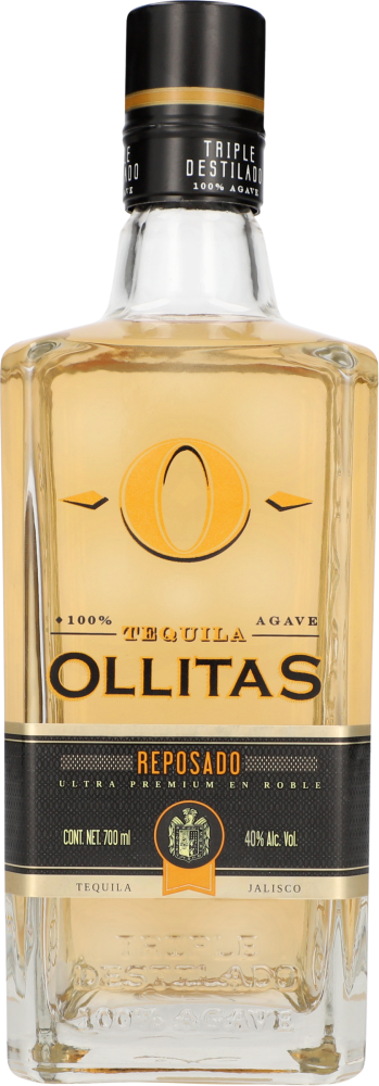 Tequila Ollitas Reposado 100% Agave Triple Distilled 6 Months