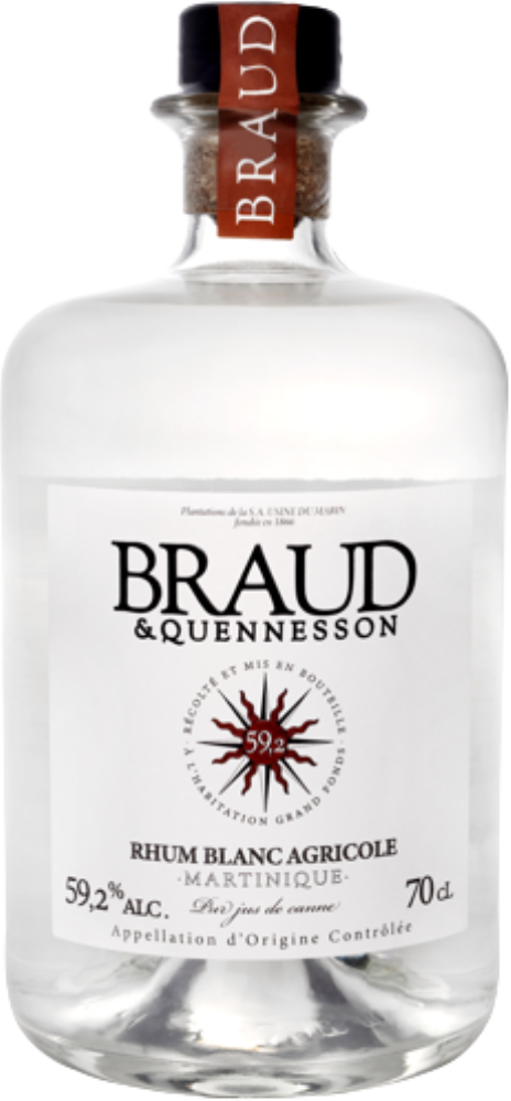 Braud & Quennesson Rhum Blanc Agricole 59.2°