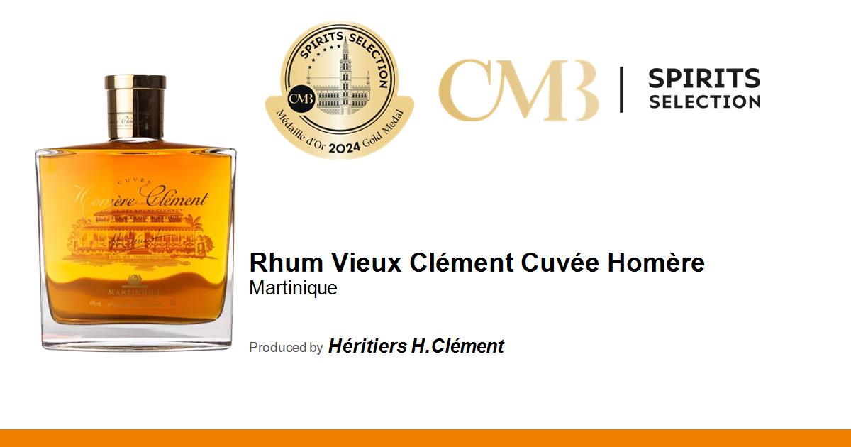 Rhum Vieux Clément Cuvée Homère • Spirits Selection
