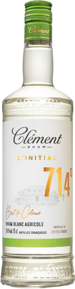 Rhum Blanc Clément l'Inital 71,4°