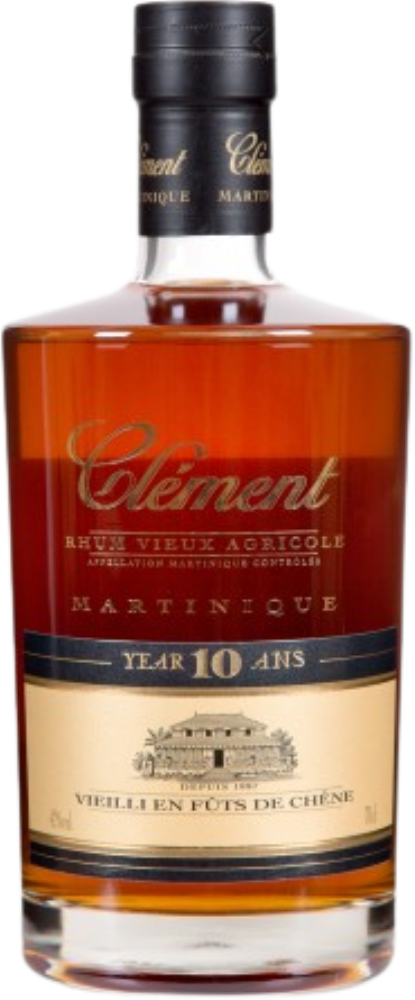 Rhum Vieux Agricole Clément 10 ans d'âge