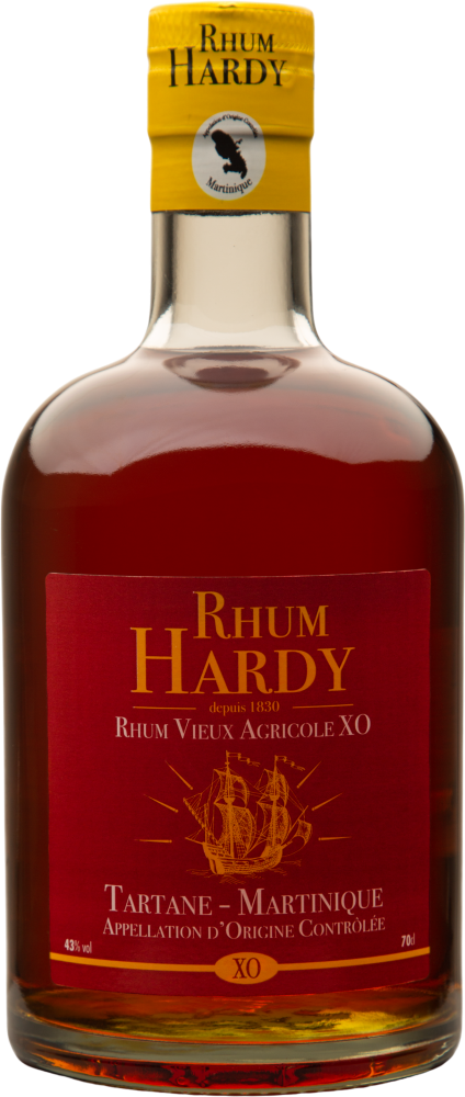 Rhum Vieux Agricole Hardy XO 43° 6 Ans