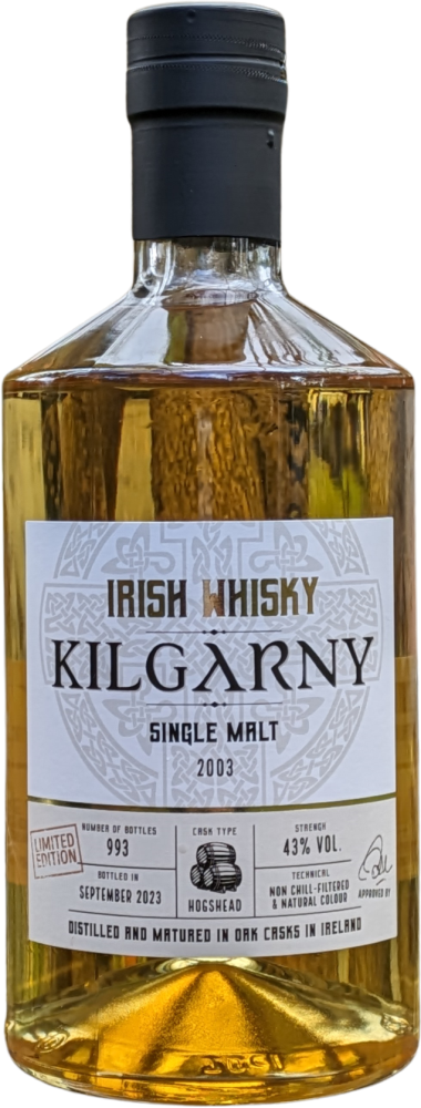 Kilgarny 2003-2023 Single Malt Irish Whiskey 20 Years