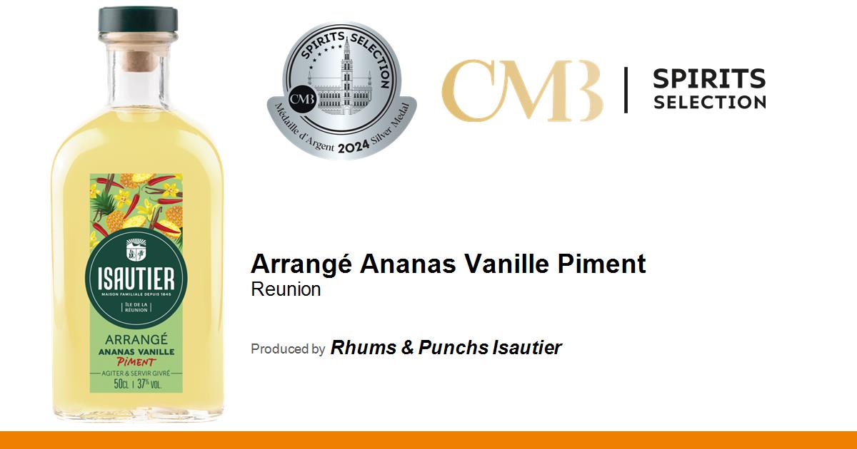 Arrangé Ananas Vanille Piment • Spirits Selection