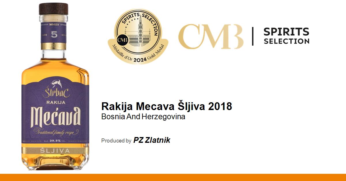 Mecava Rakija Mecava Šljiva 2018 • Spirits Selection