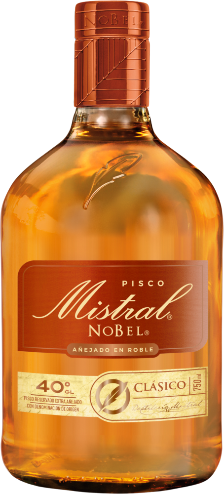 Pisco Mistral Nobel 40° Clasico