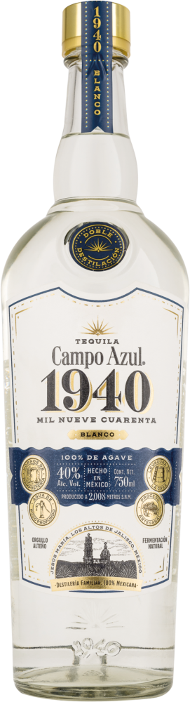 Tequila Campo Azul 1940 Blanco