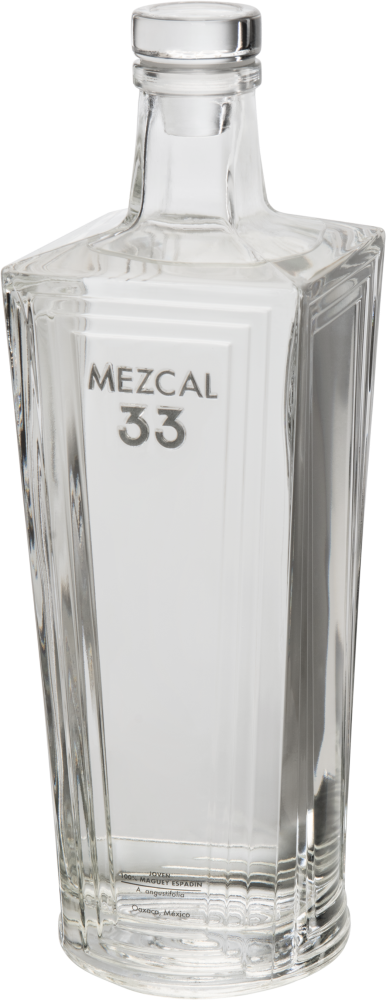 Mezcal 33 Mlc Joven 100% Agave A. Angustifolia