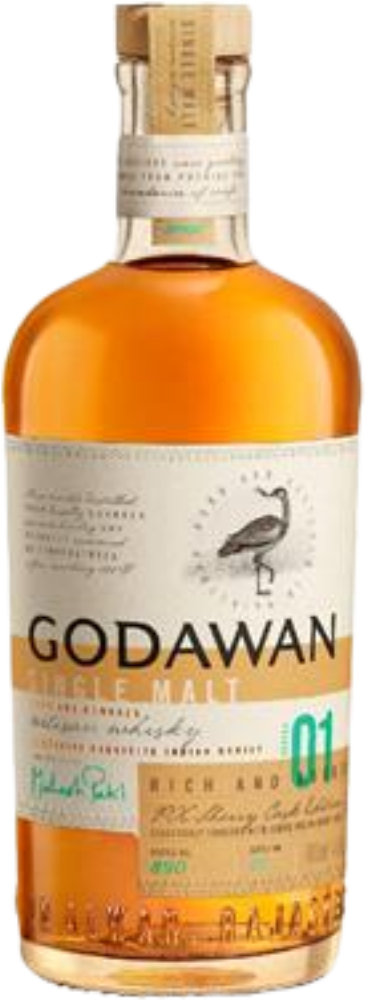 Godawan Single Malt Rich and Rounded Artisan Whisky 3 Years