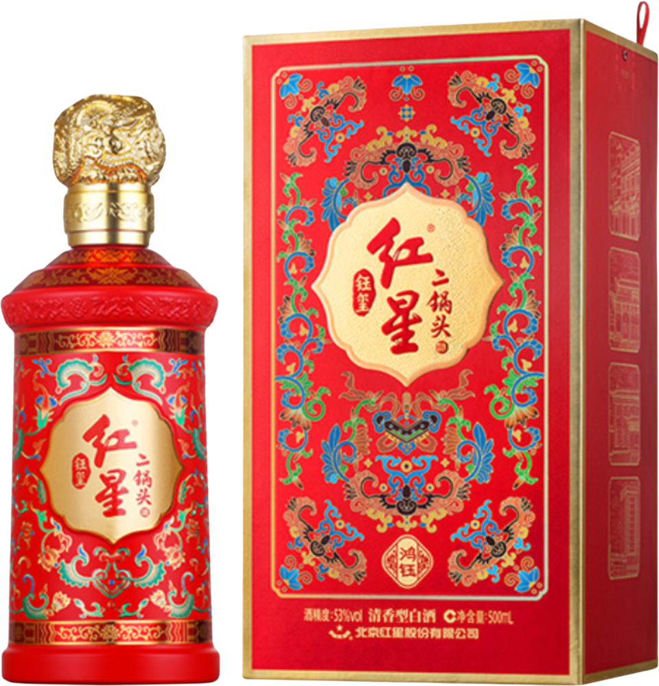 53° Red Star Erguotou Baijiu (Yuxi hongyu)