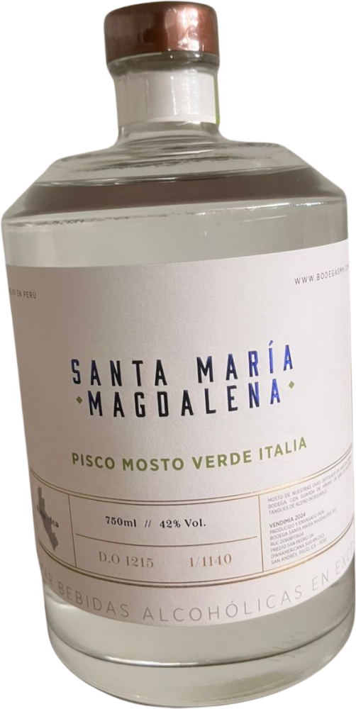 Pisco Mosto Verde Italia Santa María Magdalena 2024