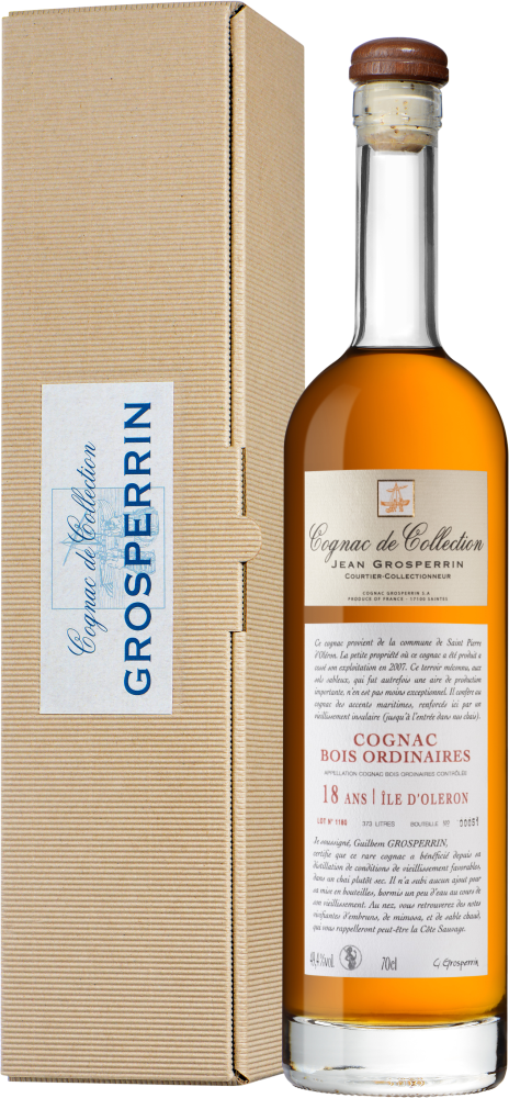 Cognac Bois Ordinaires - Ile d'Oléron - Cognac Jean Grosperrin 18 ans