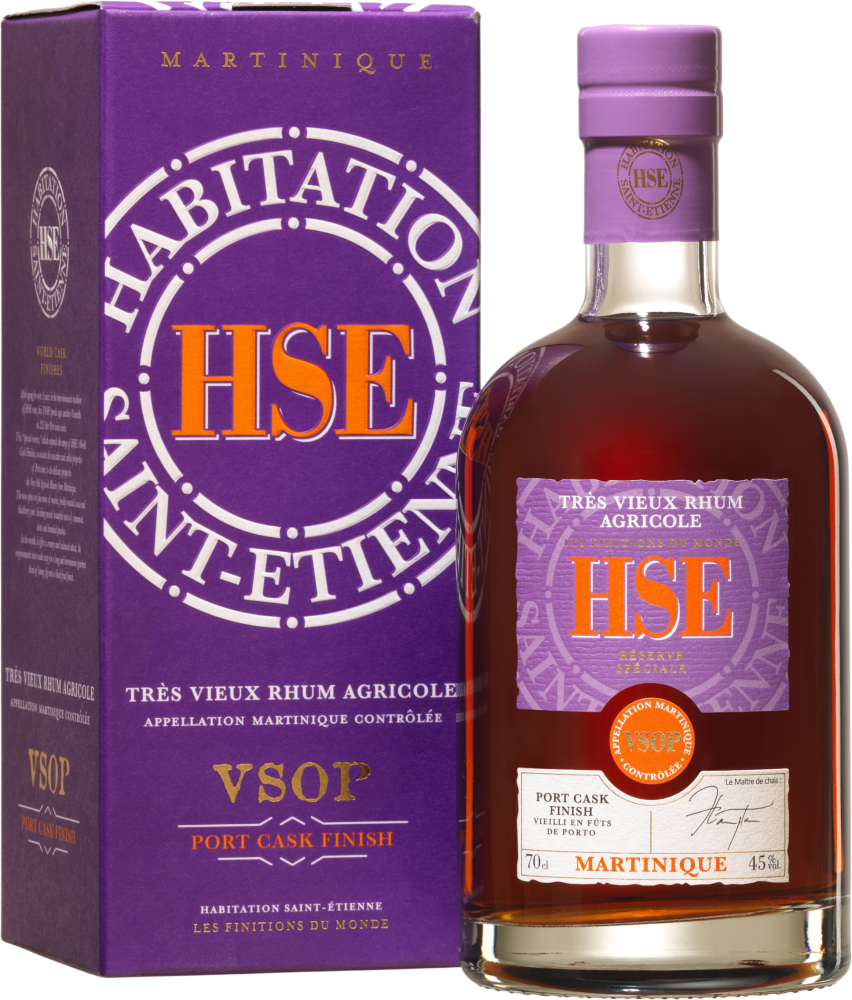 Rhum Agricole Très Vieux HSE VSOP Port Cask Finish 45° 2016