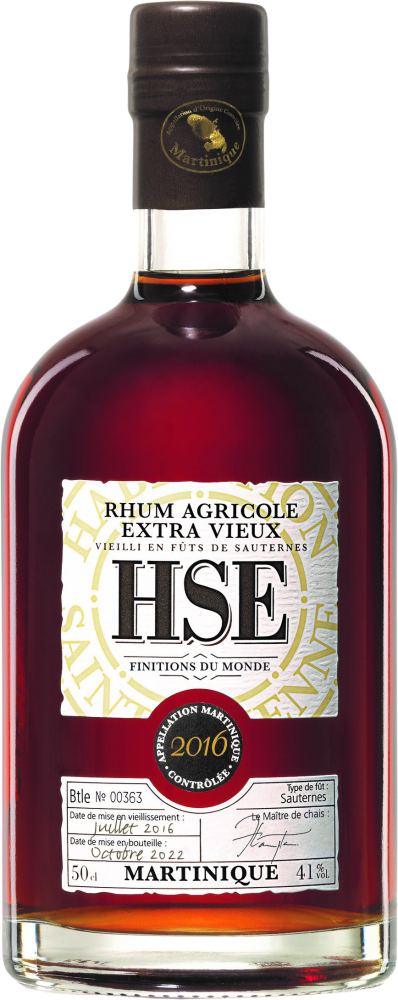 Rhum Agricole Extra Vieux HSE Château La Tour Blanche 2016