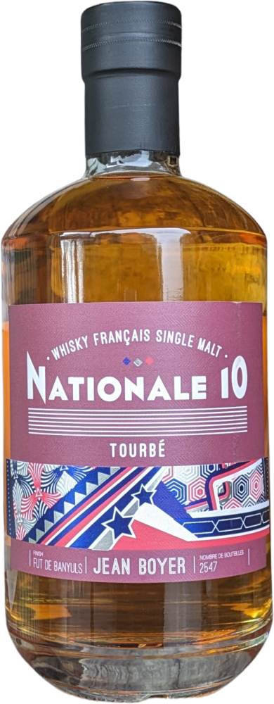 Nationale 10 Tourbe Banyuls Whisky Francais Single Malt 43°