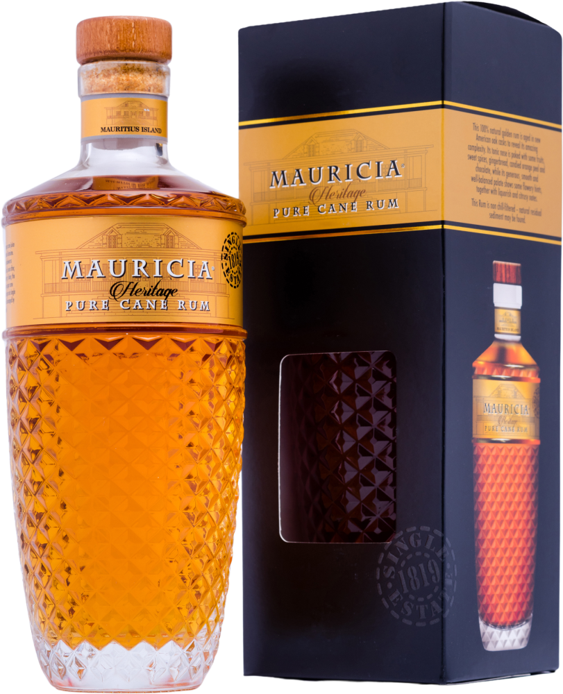 Mauricia Heritage Pure Cane Rum 45° 5 Years Old