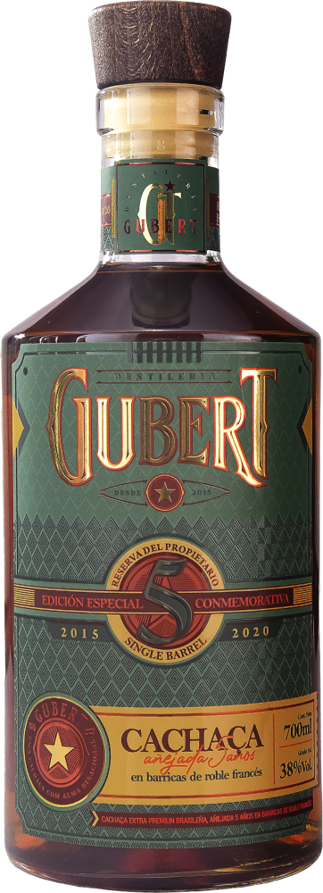 Cachaca Gubert 5 Años 2018