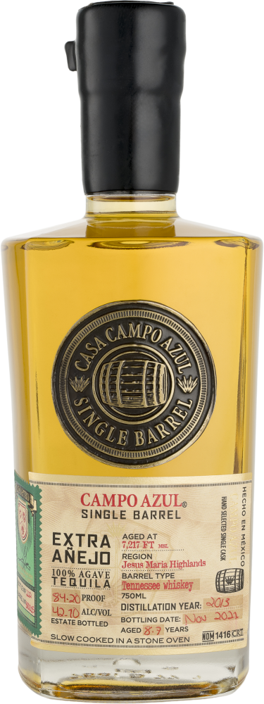 Tequila Campo Azul Single Barrel Whiskey