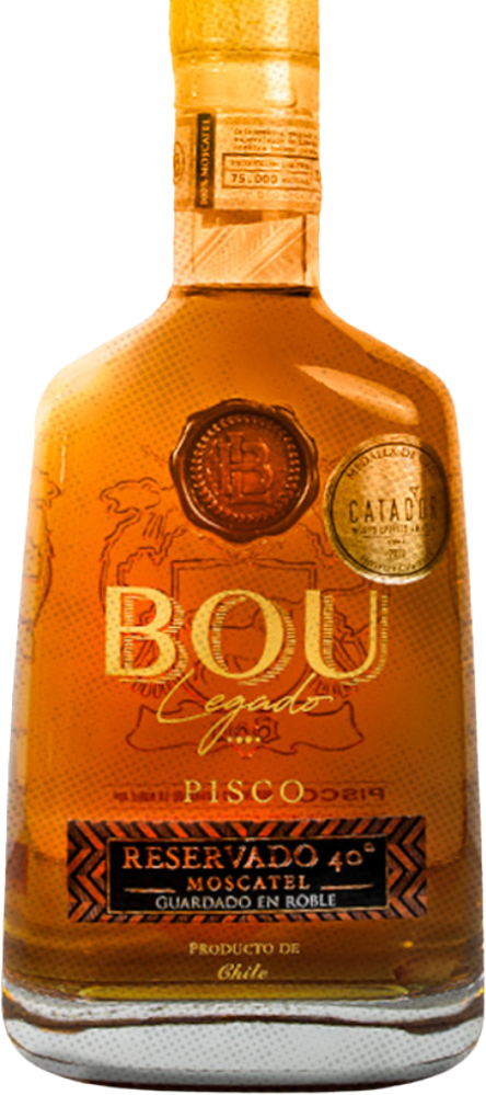 Pisco Bou Legado Reservado 40° Guardado en Roble