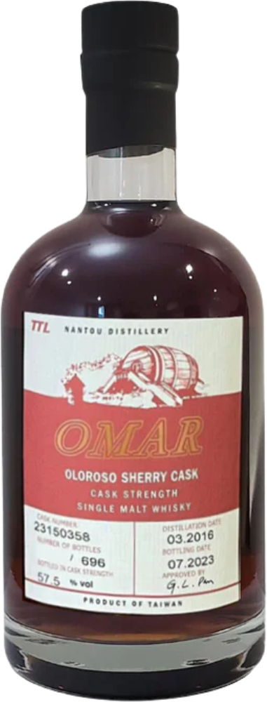 OMAR Single Malt Whisky Cask Strength-Sherry Cask