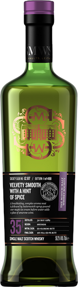 12.87 - Velvety smooth with a hint of spice 35 Years