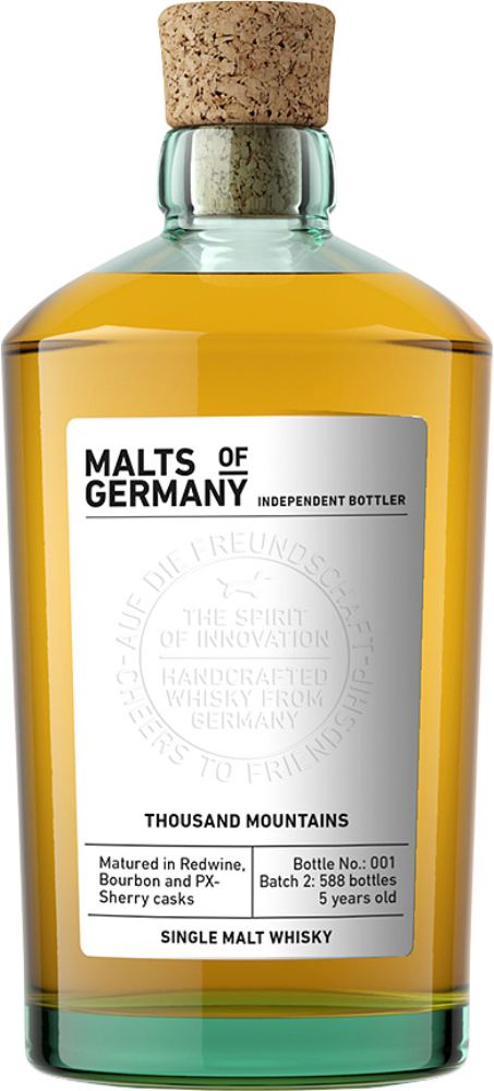 MoG Thousand Mountains Single Malt Whisky Batch 2 - 5 Years Old