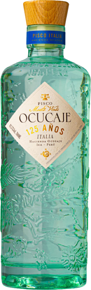 Pisco Ocucaje 125 años Mosto Verde Italia