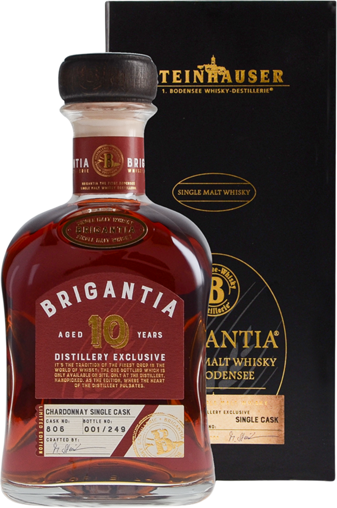 Brigantia Aged 10 Years Distillery Exclusive Chardonnay Single Cask No. 806 Single Malt 10