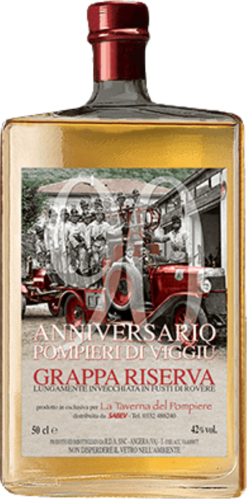 90°Anniversario Pompieri di Viggiù Grappa Riserva