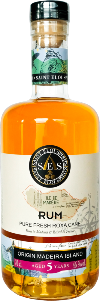 SES Saint Eloi Spirits Rum Pure Fresh Cane Roxa Origin Madeira Island 5 ans