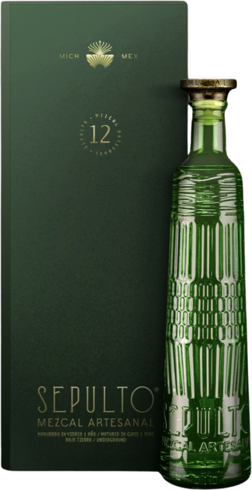 Sepulto Mezcal · Espadin, Manso Sahuayo, Papalote · Blend Matured in glass for 12 months